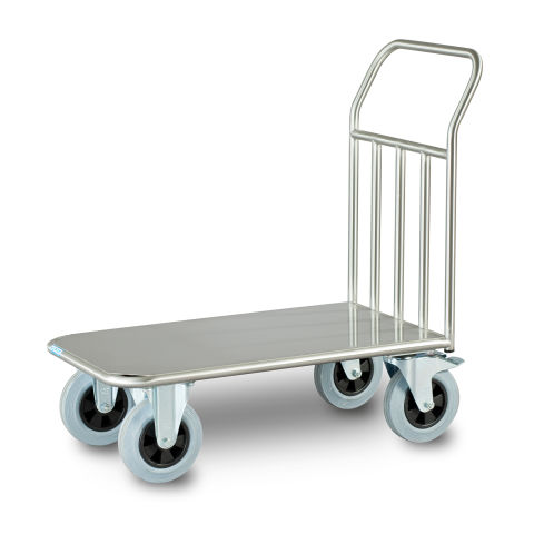 Stirnwandwagen mit glattem Ablagebord 850x500 mm Stirnwandwagen mit glattem Ablagebord 850x500 mm
