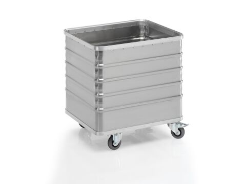 Aluminium-Transportwagen ohne Deckel, Volumen 223 Liter Aluminium-Transportwagen ohne Deckel, Volumen 223 Liter