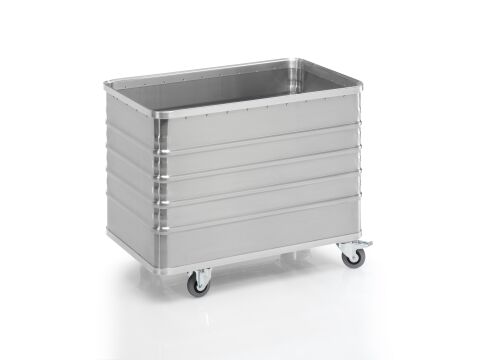Aluminium-Transportwagen ohne Deckel, Volumen 322 Liter Aluminium-Transportwagen ohne Deckel, Volumen 322 Liter