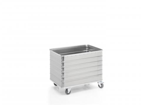Aluminium-Transportwagen ohne Deckel, Volumen 415 Liter