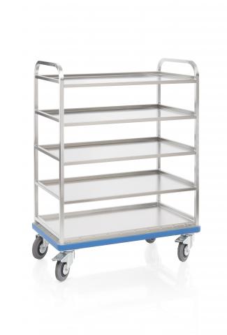 Regalwagen mit 5 Fachböden 980 x 520 mm Regalwagen mit 5 Fachböden 980 x 520 mm