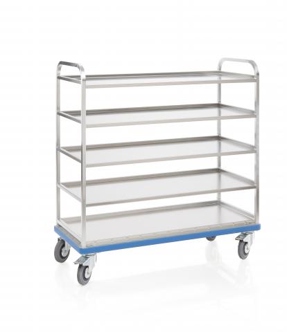 Regalwagen mit 5 Fachböden 1290 x 520 mm Regalwagen mit 5 Fachböden 1290 x 520 mm