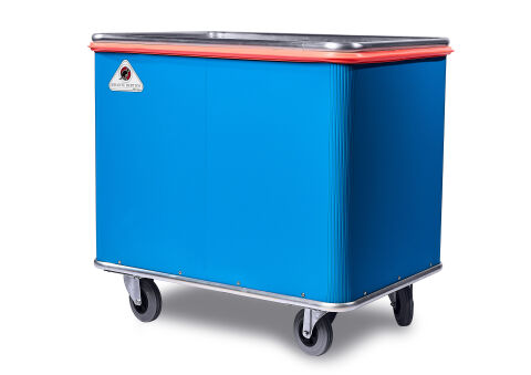 Federbodenwagen aus Kunststoff mit 175 Liter Federbodenwagen aus Kunststoff mit 175 Liter