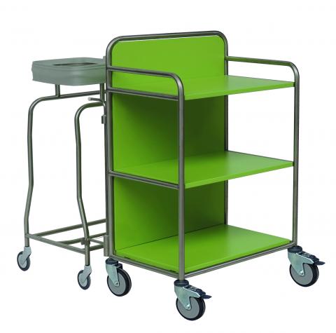 Stationswagen, koppelbarer Sammler mit 2 Einspannringen