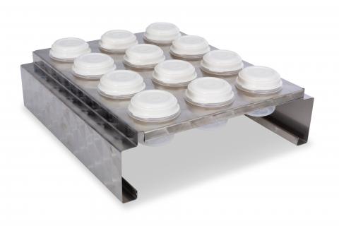 Rückstellproben-Schublade Edelstahl Rückstellproben-Schublade Edelstahl