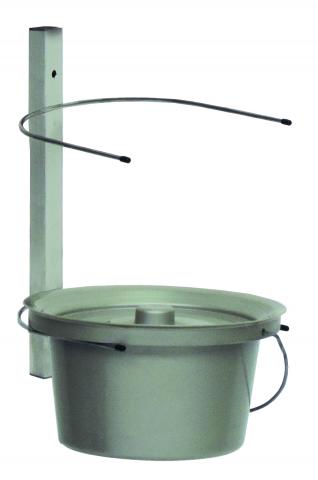 Wandhalterung für 2 Toiletteneimer