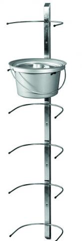 Wandhalterung für 6 Toiletteneimer Wandhalterung für 6 Toiletteneimer