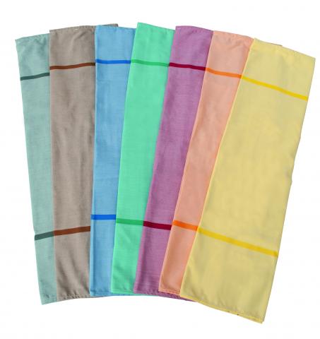 Textil-Wäschesäcke, selbstöffnend, vollfarbig