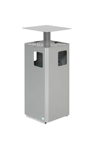 Abfallsammler/Ascher mit Dach