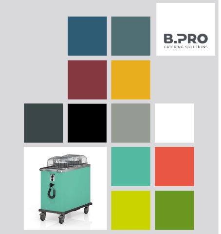 Mehrpreis für Korpus farbig pulverbeschichtet auf Anfrage