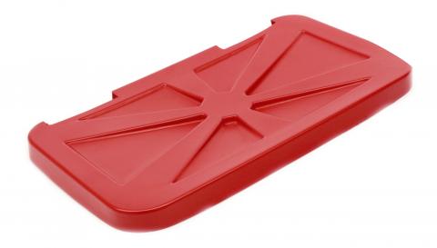 Deckel für 120-Liter-Abfallsack, Farbe rot Deckel für 120-Liter-Abfallsack, Farbe rot
