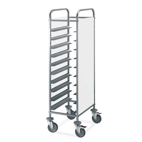 Tablettwagen für 12 GN - Weiß Tablettwagen für 12 GN - Weiß