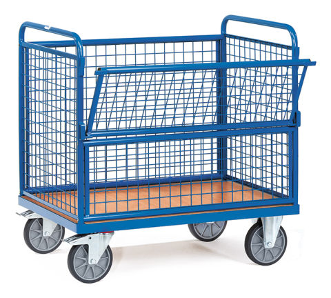 Drahtkastenwagen, Ladefläche 1200x800mm Drahtkastenwagen, Ladefläche 1200x800mm