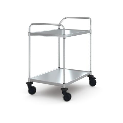 VarioCart Servierwagen mit Ergogriff 2 Borde 800x600mm VarioCart Servierwagen mit Ergogriff 2 Borde 800x600mm