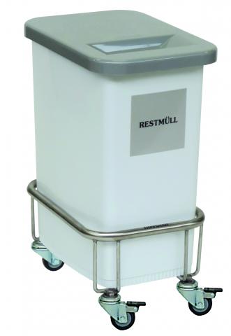 Kunststoffbehälter 50 Liter mit Scharnierdeckel (Lieferung ohne Fahrgestell) Kunststoffbehälter 50 Liter mit Scharnierdeckel (Lieferung ohne Fahrgestell)