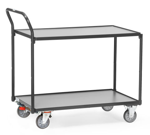 Leichter Tischwagen mit 2 Borden 1000x600mm Leichter Tischwagen mit 2 Borden 1000x600mm