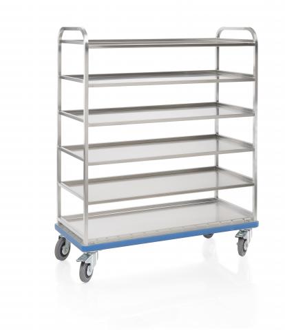 Regalwagen mit 6 Fachböden 980 x 520 mm Regalwagen mit 6 Fachböden 980 x 520 mm