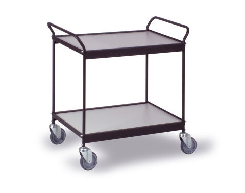 Servier- und Transportwagen mit 2 Borden 785x545mm 