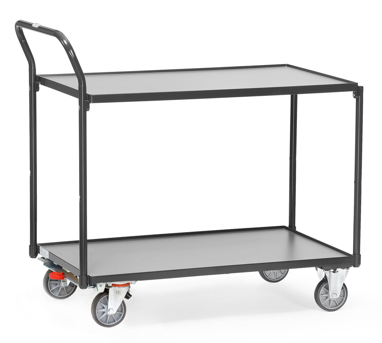Leichter Tischwagen mit 2 Borden 1000x600mm Leichter Tischwagen mit 2 Borden 1000x600mm