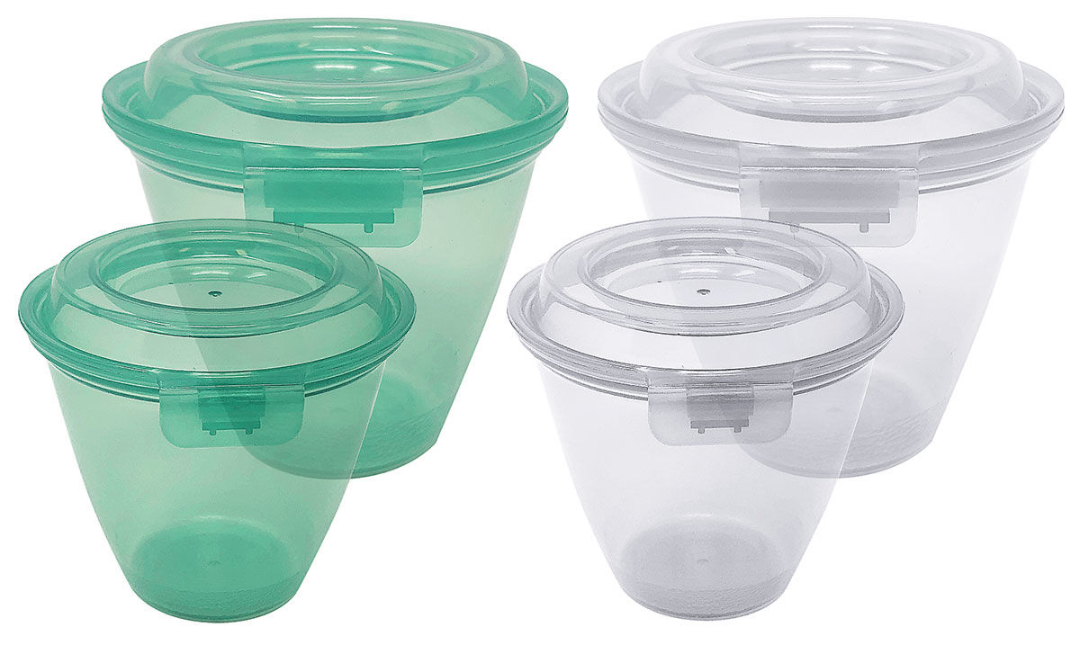 Mehrweg-Menüschale mit Klappdeckel 365 ml 