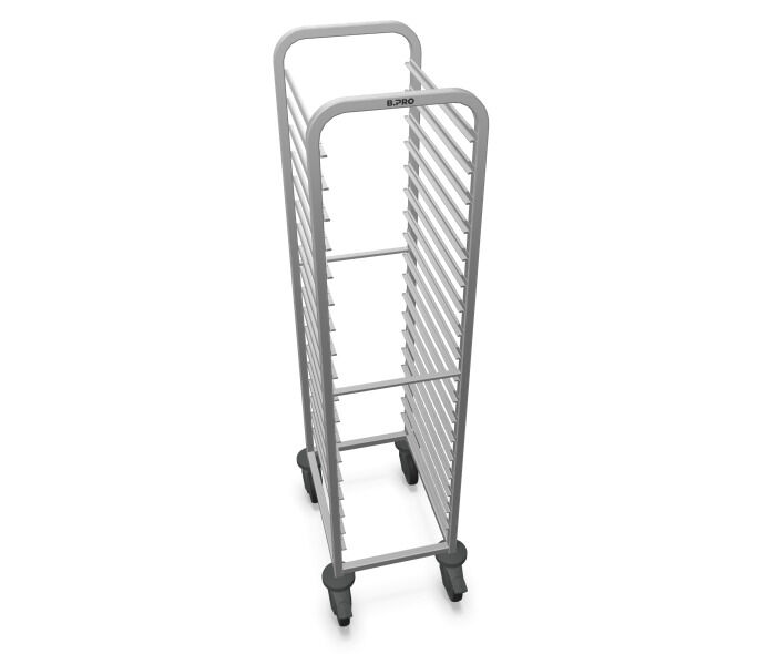 Regalwagen mit 18 Paar Auflagen 