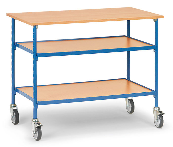 Rolltisch mit 3 Borden Rolltisch mit 3 Borden