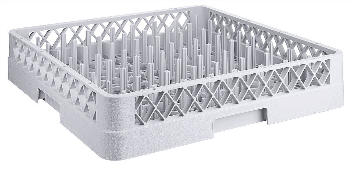 Geschirrspülkorb für Teller und kleine Tabletts bis 460mm, grobmaschig