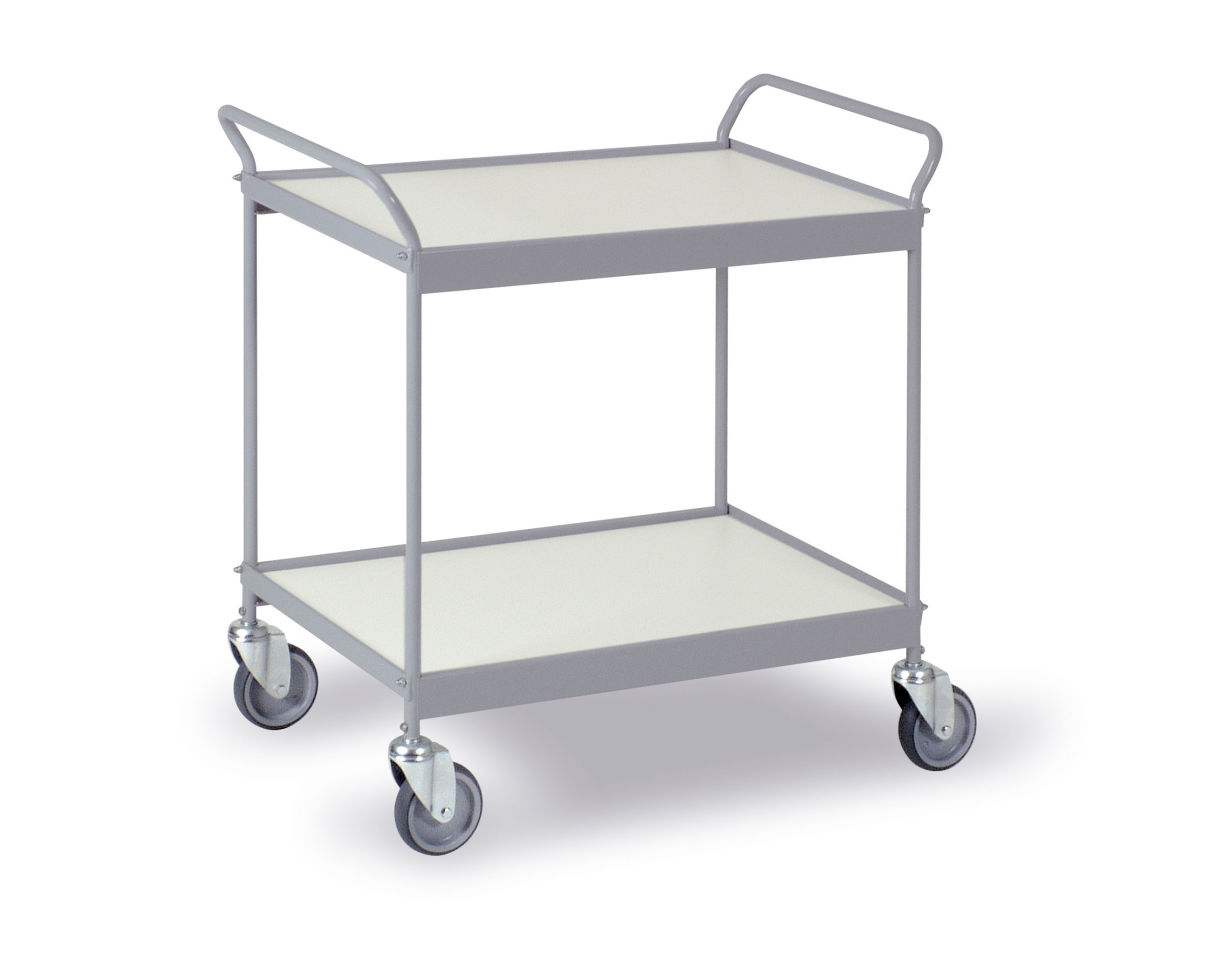 Servier- und Transportwagen mit 2 Borden 785x545mm 