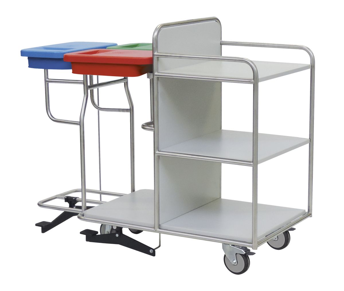 Stationswagen mit 3 Einspannringen