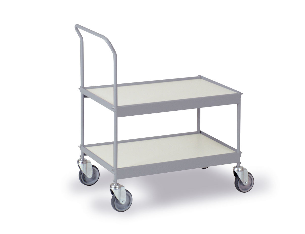 Tischwagen mit Schiebegriff Tischwagen mit Schiebegriff