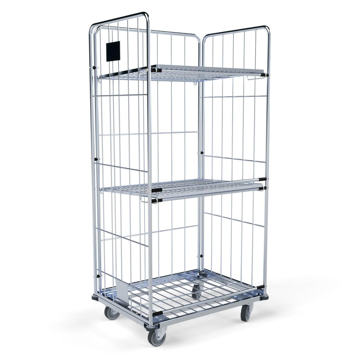 Wäschecontainer-3-seitig mit Stahlboden