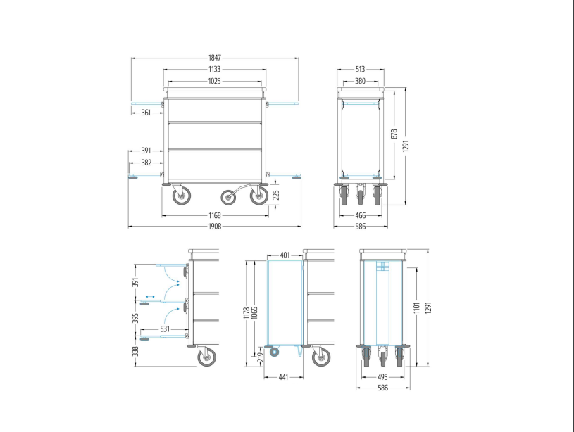 Housekeepingtrolley 