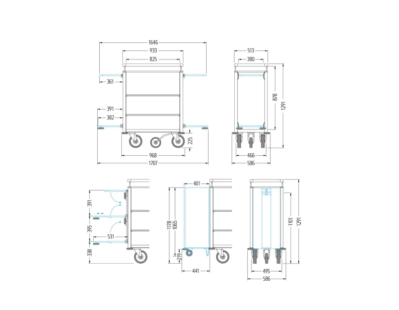 Housekeepingtrolley 